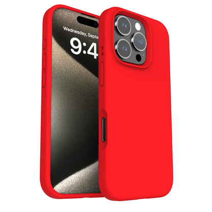 Solid Color Drop-resistant Phone Case Liquid Silicone Phone Case