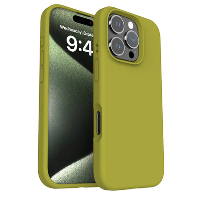 Solid Color Drop-resistant Phone Case Liquid Silicone Phone Case