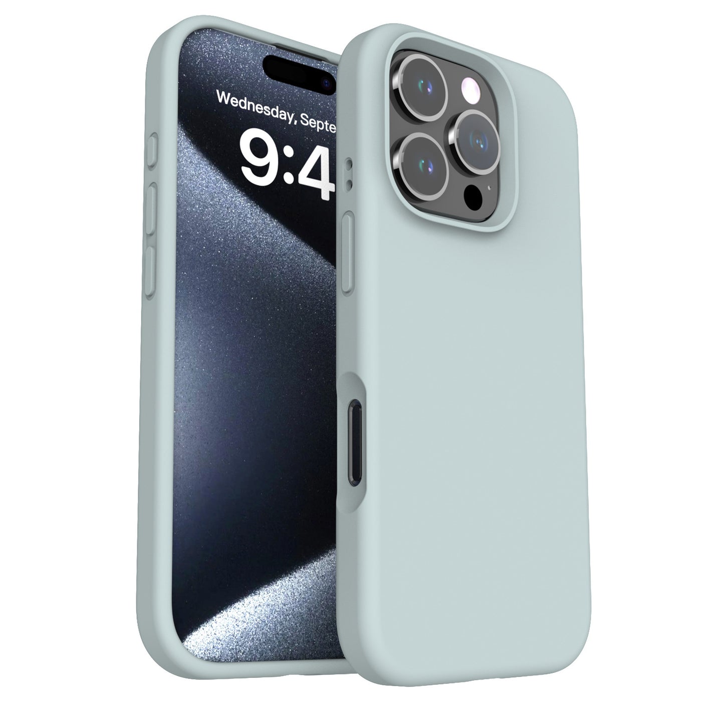 Solid Color Drop-resistant Phone Case Liquid Silicone Phone Case