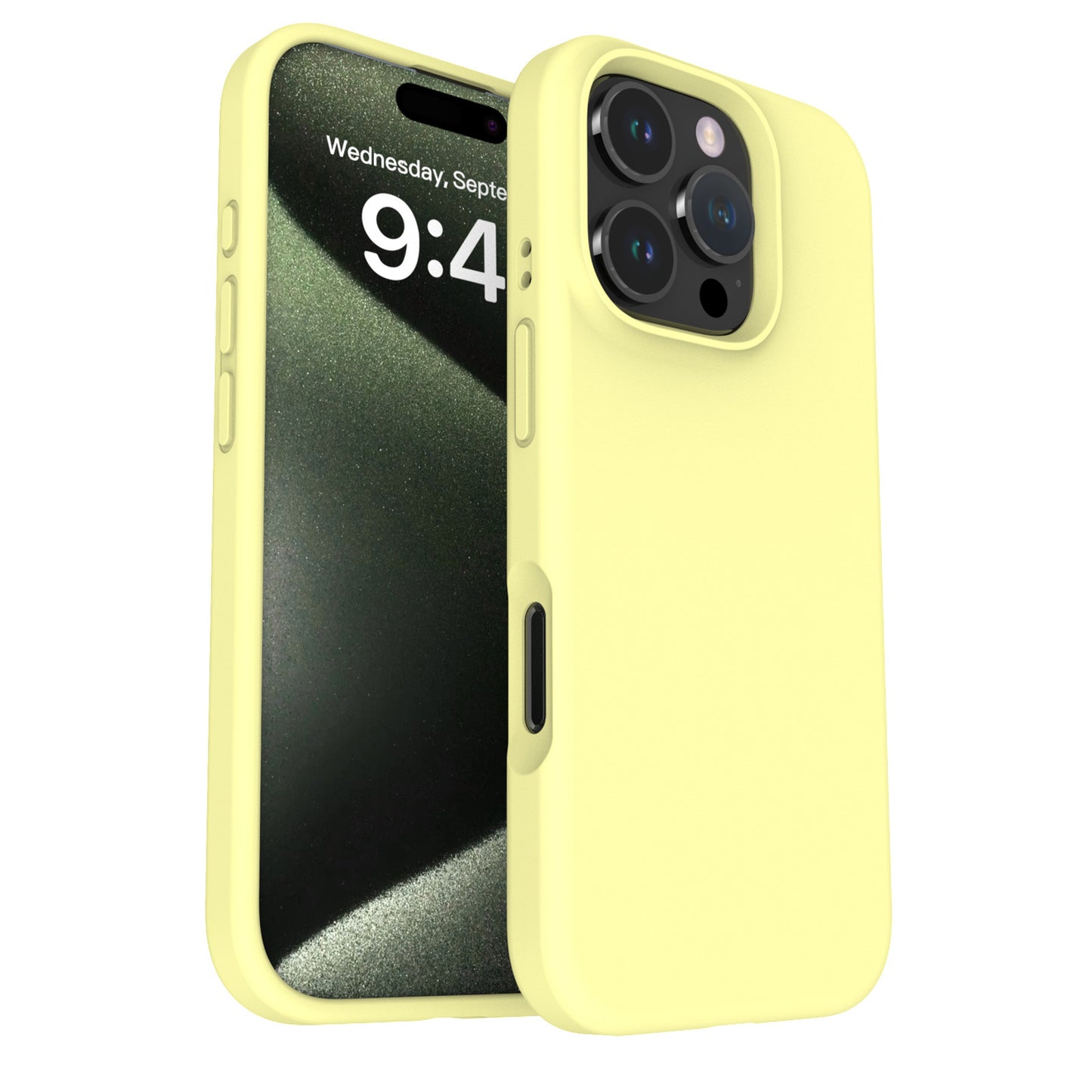 Solid Color Drop-resistant Phone Case Liquid Silicone Phone Case